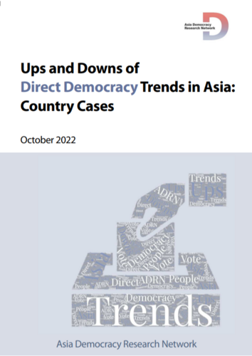 Ups and Downs of  Direct DemocracyTrends in Asia:  Country Cases